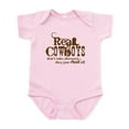 thumbnail image 1 of CafePress - Real Cowboys Infant Bodysuit - Baby Light Bodysuit, Size Newborn - 24 Months, 1 of 4