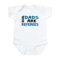 thumbnail image 1 of CafePress - Real Dads Are Referees Body Suit - Baby Light Bodysuit, Size Newborn - 24 Months, 1 of 4