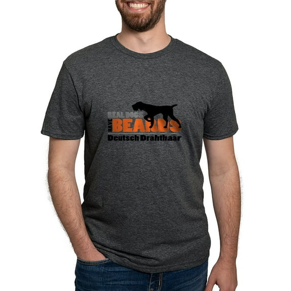 CafePress - Real Dogs Have Beards DD T Shirt - Mens Tri-blend T-Shirt