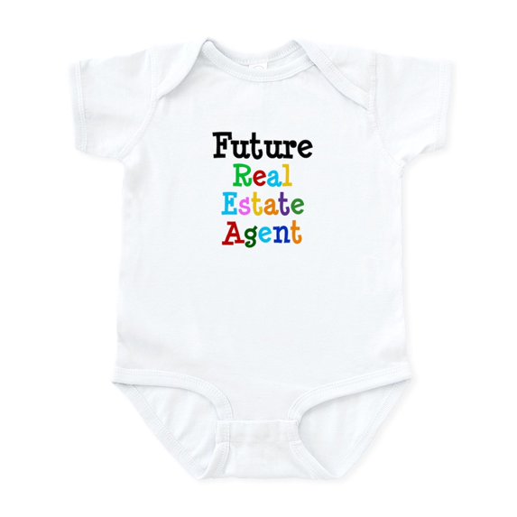 CafePress - Real Estate Agent Infant Bodysuit - Baby Light Bodysuit, Size Newborn - 24 Months