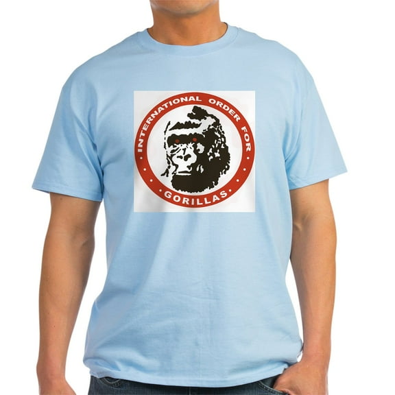 CafePress - Real Genius: Intl Order For Gorillas Light Shirt - Men's Classic Graphic T-Shirt