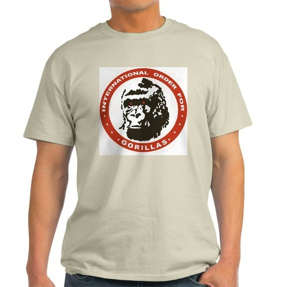 CafePress - Real Genius: Intl Order For Gorillas Light Shirt - Men's Classic Graphic T-Shirt