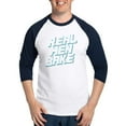 thumbnail image 1 of CafePress - Real Men Bake - Cotton Baseball Jersey, 3/4 Raglan Sleeve Shirt, 1 of 4