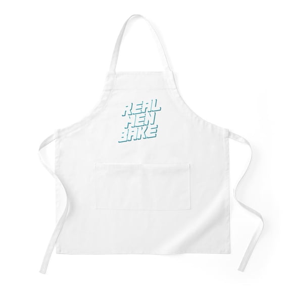 CafePress - Real Men Bake - Kitchen Apron with Pockets, Grilling Apron, Baking Apron