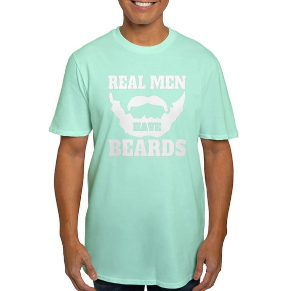 CafePress - Real Men Have Beards T Shirt - Men's Fitted T-Shirt