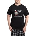 thumbnail image 1 of CafePress - Real Men Love Cats Men's Dark Pajamas - Men's Dark Loose Fit Cotton Pajama Set, 1 of 7