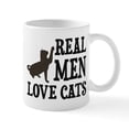 thumbnail image 1 of CafePress - Real Men Love Cats Mugs - 11 oz Ceramic Mug - Novelty Coffee Tea Cup, 1 of 4