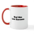 thumbnail image 1 of CafePress - Real Men Love Raccoons Mug - 11 oz Ceramic Mug - Novelty Coffee Tea Cup, 1 of 3