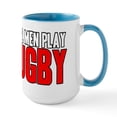 thumbnail image 1 of CafePress - Realrugby Ceramic Mug - 15 oz Ceramic Large White Novelty Mug, 1 of 4