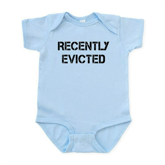 CafePress - Recently Evicted Infant Bodysuit - Baby Light Bodysuit, Size Newborn - 24 Months