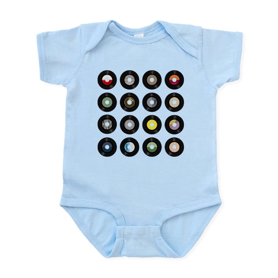 CafePress - Records Infant Bodysuit - Baby Light Bodysuit, Size Newborn - 24 Months