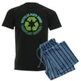 thumbnail image 1 of CafePress - Recycled Parts Inside Men's Dark Pajamas - Men's Dark Loose Fit Cotton Pajama Set, 1 of 7