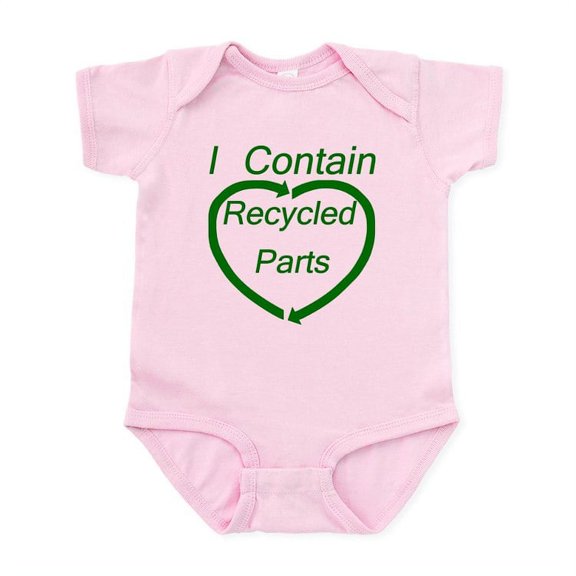 CafePress - Recyled Parts Infant Bodysuit - Baby Light Bodysuit, Size Newborn - 24 Months