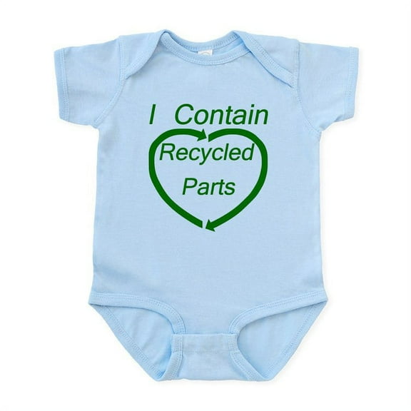 CafePress - Recyled Parts Infant Bodysuit - Baby Light Bodysuit, Size Newborn - 24 Months