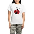 thumbnail image 1 of CafePress - Red And Black Ladybugs Women's Light Pajamas - Women's Short Sleeve Print T-Shirt and Pants Light Cotton Pajama Set, 1 of 7