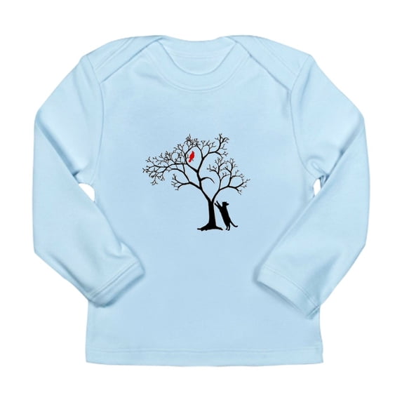 CafePress - Red Cardinal In Tree Wi Long Sleeve Infant T Shirt - Long Sleeve Infant T-Shirt