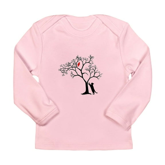 CafePress - Red Cardinal In Tree Wi Long Sleeve Infant T Shirt - Long Sleeve Infant T-Shirt