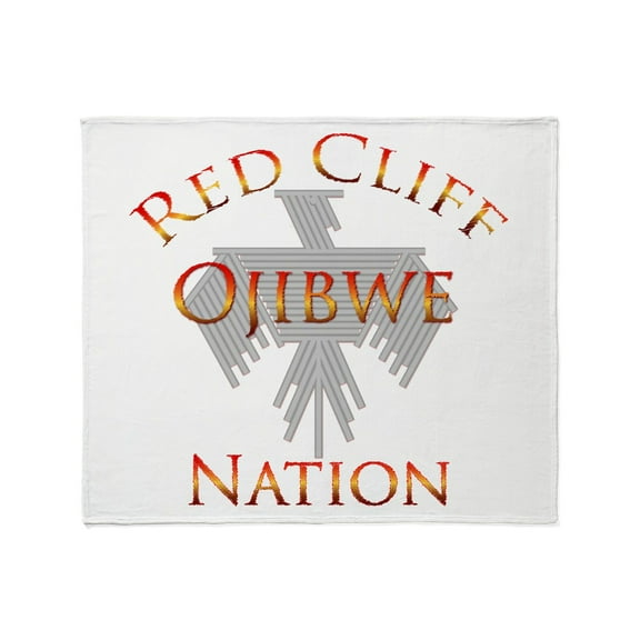 CafePress - Red Cliff Ojibwe Nation Throw Blanket - Soft Fleece Throw Blanket, 50"x60" for All Ages