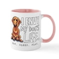 thumbnail image 1 of CafePress - Red Dachshund Envy Mug - 11 oz Ceramic Mug - Novelty Coffee Tea Cup, 1 of 4