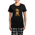 thumbnail image 1 of CafePress - Red Dachshund Lover Women's Dark Pajamas - Women's Short Sleeve Print T-Shirt and Pants Dark Cotton Pajama Set, 1 of 7