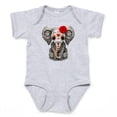 thumbnail image 1 of CafePress - Red Day Of The Dead Sugar Skull Baby Elephant Body - Cute Infant Bodysuit Baby Romper - Size Newborn - 24 Months, 1 of 3