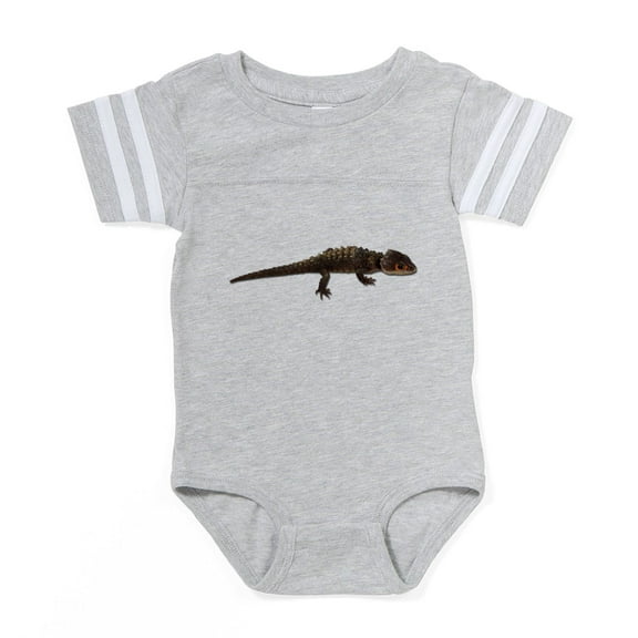 CafePress - Red Eye Crocodile Skink - Cute Infant Baby Football Bodysuit