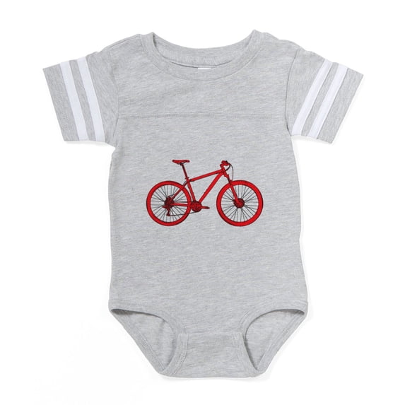 CafePress - Red Hardtail - Cute Infant Baby Football Bodysuit