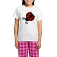thumbnail image 1 of CafePress - Red Ladybug 1 Pajamas - Women's Short Sleeve Print T-Shirt and Pants Light Cotton Pajama Set, 1 of 7