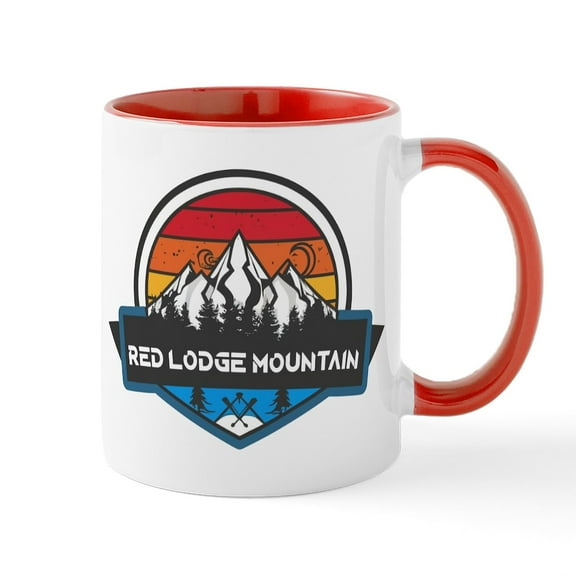CafePress - Red Lodge Mountain Resort Red Lodge Montana Mugs - 11 oz Ceramic Mug - Novelty Coffee Tea Cup