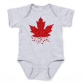 thumbnail image 1 of CafePress - Red Maple Leaf - Cute Infant Bodysuit Baby Romper - Size Newborn - 24 Months, 1 of 4