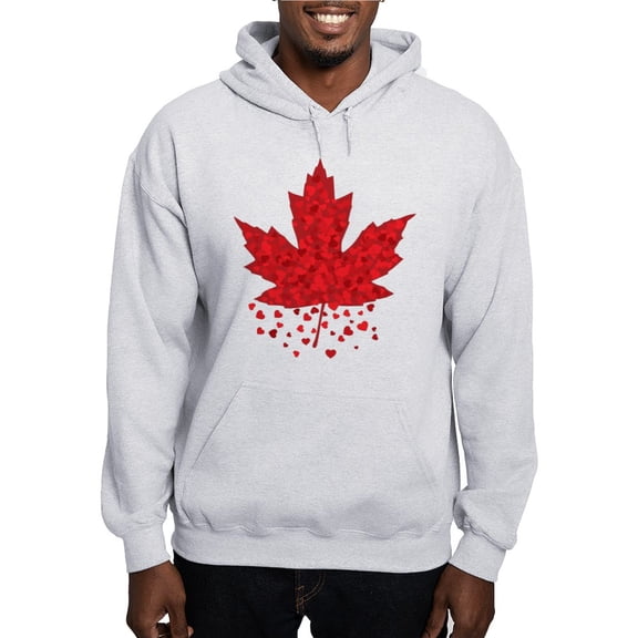 CafePress - Red Maple Leaf Hooded Sweatshirt - Pullover Hoodie, Hooded Sweatshirt