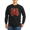 thumbnail image 1 of CafePress - Red Octopus Long Sleeve Dark T Shirt - Long Sleeve Dark T-Shirt, 1 of 4