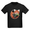 thumbnail image 1 of CafePress - Red Panda Kids Dark T Shirt - Dark T-Shirt Kids XS-XL, 1 of 4