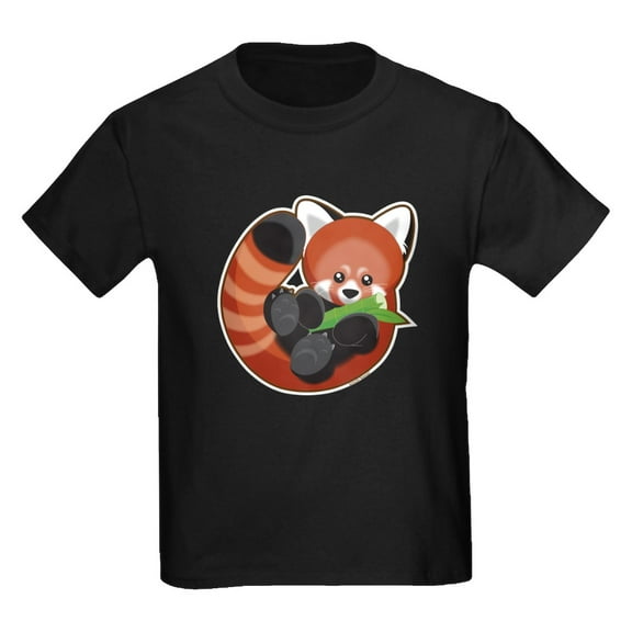 CafePress - Red Panda Kids Dark T Shirt - Dark T-Shirt Kids XS-XL