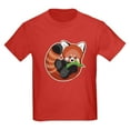 thumbnail image 1 of CafePress - Red Panda Kids Dark T Shirt - Dark T-Shirt Kids XS-XL, 1 of 4