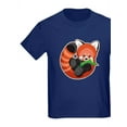 thumbnail image 1 of CafePress - Red Panda Kids Dark T Shirt - Dark T-Shirt Kids XS-XL, 1 of 1