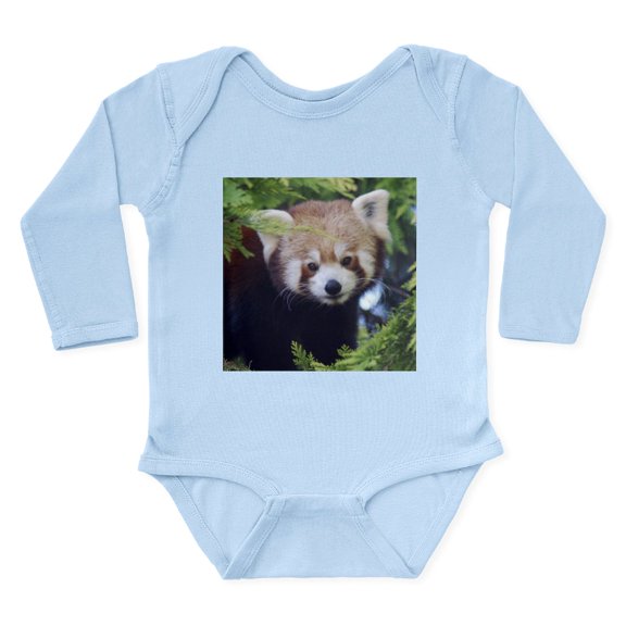 CafePress - Red Panda Long Sleeve Infant Bodysuit - Long Sleeve Cotton Baby Bodysuit