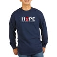 thumbnail image 1 of CafePress - Red Ribbon Hope Long Sleeve Dark T Shirt - Long Sleeve Dark T-Shirt, 1 of 4