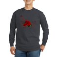 thumbnail image 1 of CafePress - Red Roses Long Sleeve Dark T Shirt - Long Sleeve Dark T-Shirt, 1 of 4