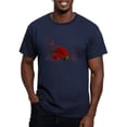 thumbnail image 1 of CafePress - Red Roses Men's Fitted T Shirt (Dark) - Men's Fitted T-Shirt, 1 of 4