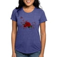 thumbnail image 1 of CafePress - Red Roses Women's Deluxe T Shirt - Womens Tri-blend T-Shirt, 1 of 4