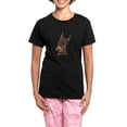 thumbnail image 1 of CafePress - Red Rust Doberman Pinscher Women's Dark Pajamas - Women's Short Sleeve Print T-Shirt and Pants Dark Cotton Pajama Set, 1 of 7