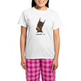 thumbnail image 1 of CafePress - Red Rust Doberman Pinscher Women's Light Pajamas - Women's Short Sleeve Print T-Shirt and Pants Light Cotton Pajama Set, 1 of 7
