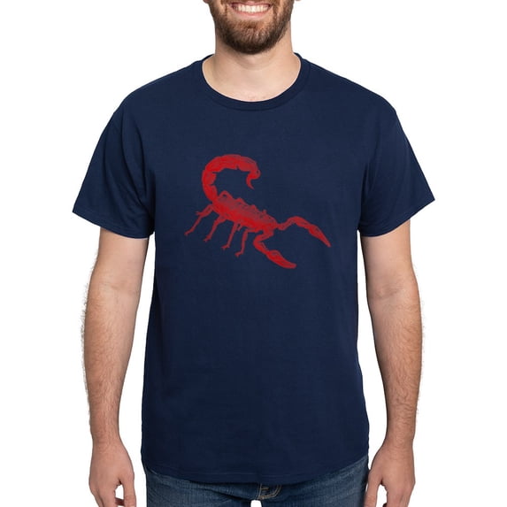 CafePress - Red Scorpion T Shirt - Men's Classic Graphic Cotton T-Shirt