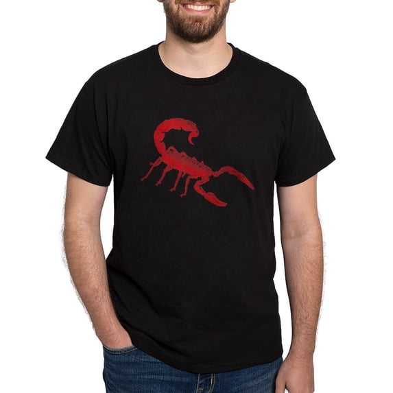CafePress - Red Scorpion T Shirt - Men's Classic Graphic Cotton T-Shirt