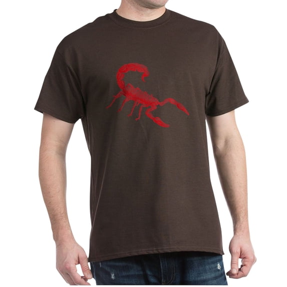 CafePress - Red Scorpion T Shirt - Men's Classic Graphic Cotton T-Shirt