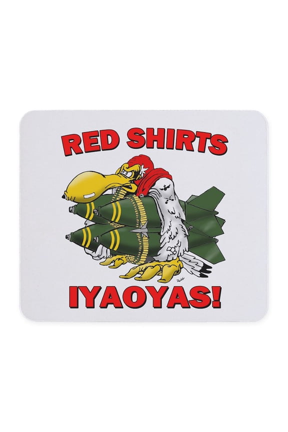 - Red Shirts Ordinance IYAOYAS Mousepad - Non-slip Rubber Mousepad, Gaming Mouse Pad