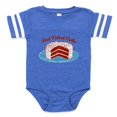 thumbnail image 1 of CafePress - Red Velvet Cake2 - Cute Infant Baby Football Bodysuit, 1 of 3