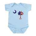 thumbnail image 1 of CafePress - Red White And Blue Palmetto Infant Bodysuit - Baby Light Bodysuit, Size Newborn - 24 Months, 1 of 4
