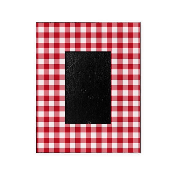 CafePress - Red White Gingham - Decorative 8x10 Picture Frame